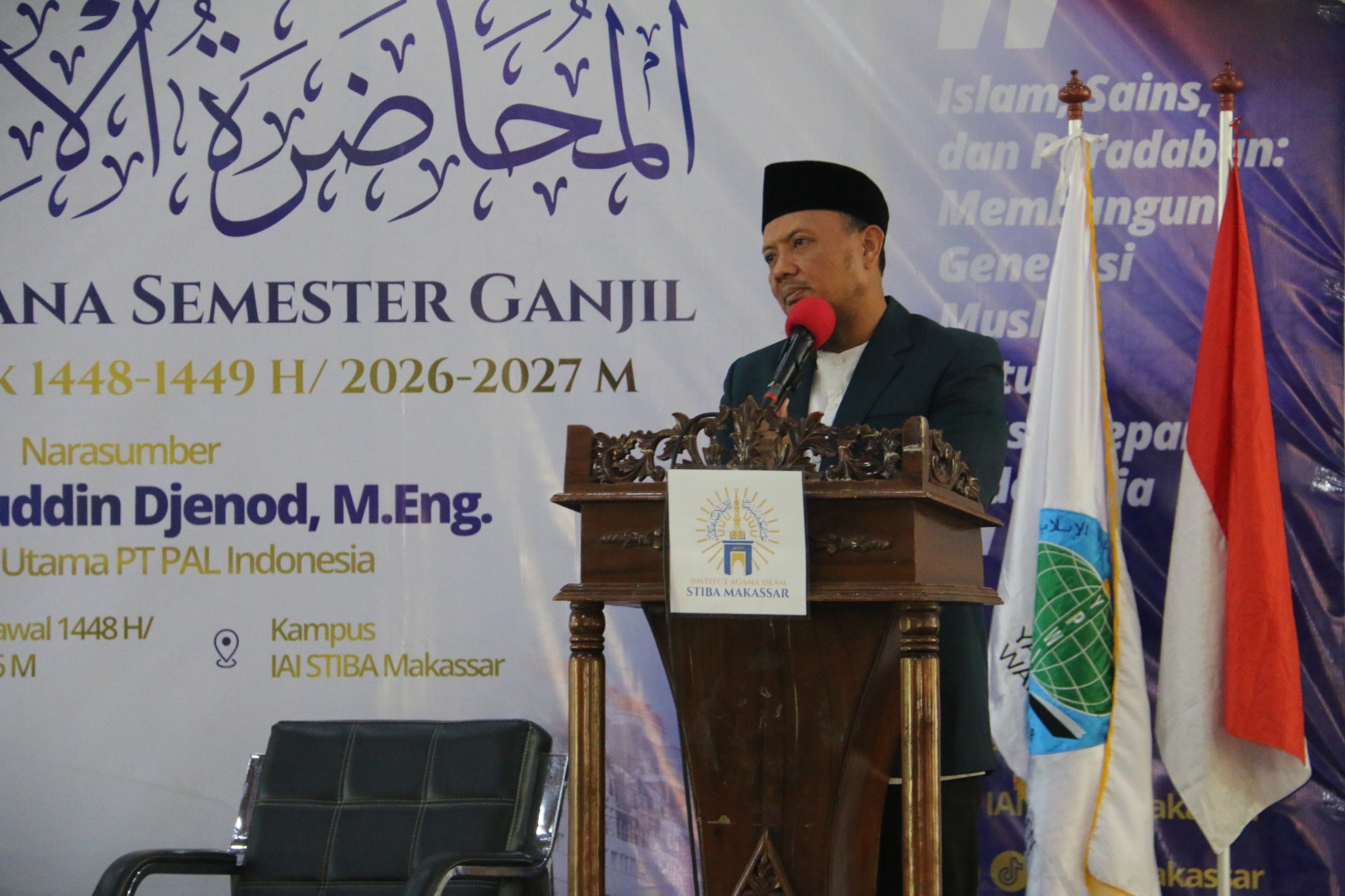 Target 600 Mahasiswa Baru Tercapai, Rektor IAI STIBA Makassar Tekankan Pentingnya Konsistensi dalam Menuntut Ilmu