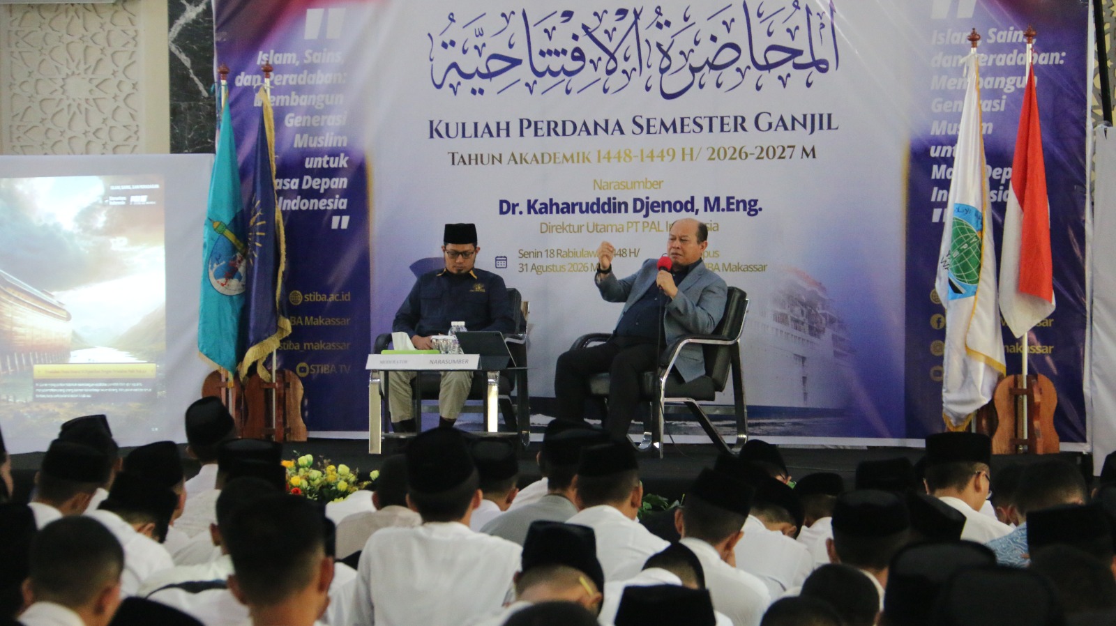 Dirut PT PAL di IAI STIBA Makassar: Generasi Muslim Harus Kuat dalam Akidah, Life Skill, Entrepreneurship, dan Ilmu Pengetahuan
